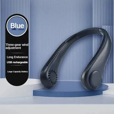 Bladeless Neck Fan - Portable 3 - Speed Air Cooler - InspiredGrabs.com